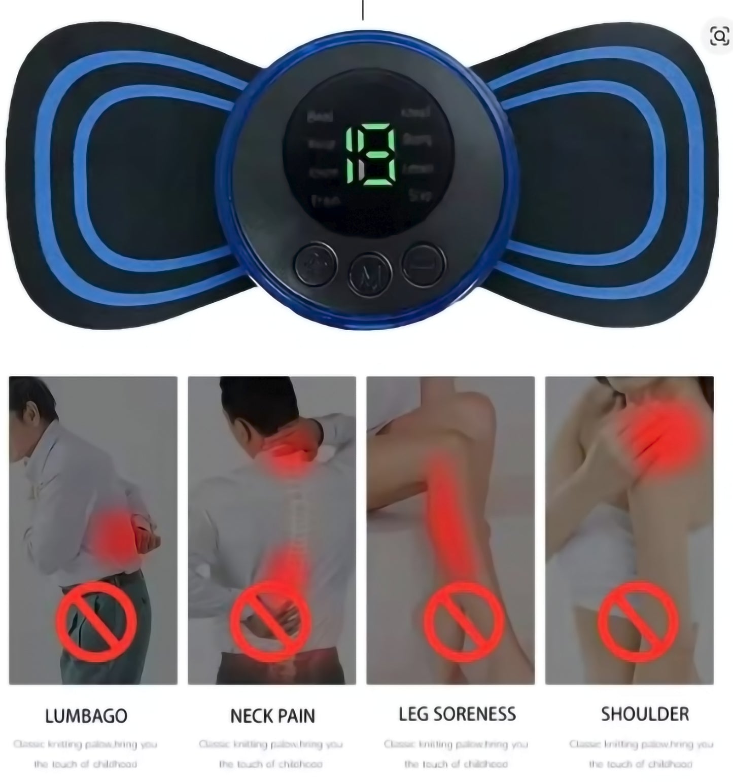 🧘♀️🔥 Combate el estrés y el dolor con un toque – Masajeador cervical compacto🔥🧘♀️