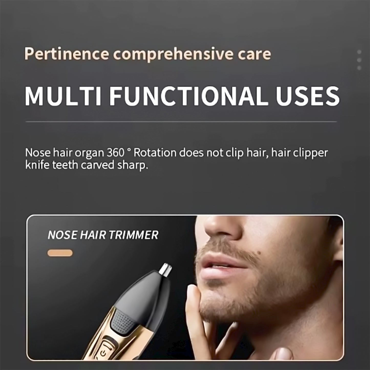 🧔🏻 Barba perfecta, corte limpio y acabado pro – Todo con una sola máquina🧔🏻