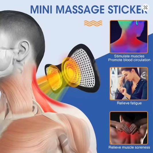 🧘‍♀️🔥 Combate el estrés y el dolor con un toque – Masajeador cervical compacto🔥🧘‍♀️