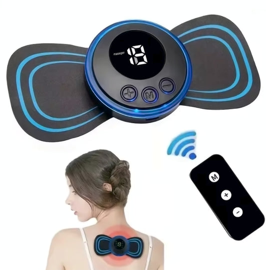 🧘‍♀️🔥 Combate el estrés y el dolor con un toque – Masajeador cervical compacto🔥🧘‍♀️